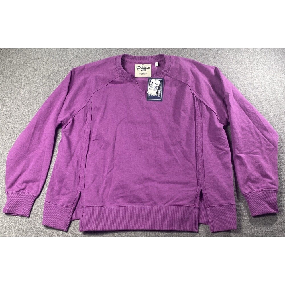 Southern Fried Cotton WEEKEND Sweater Size S Fuschia NWT